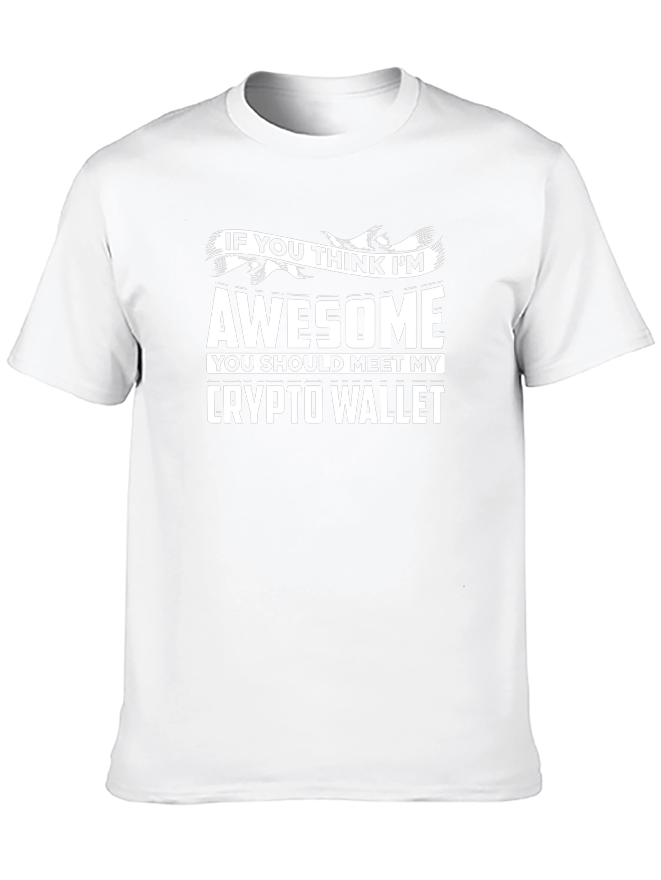 Awesome Crypto Wallet T-Shirt - Bitcoin Investor Tee