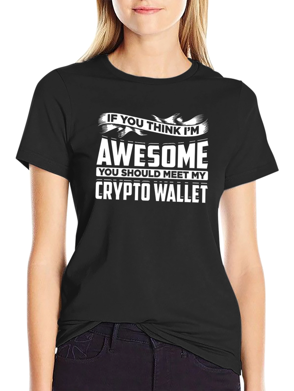 Awesome Crypto Wallet T-Shirt - Bitcoin Investor Tee