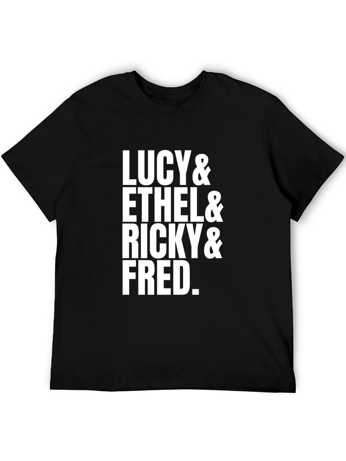 I Love Lucy T-Shirt Lucy Ethel Ricky Fred Fan Tee