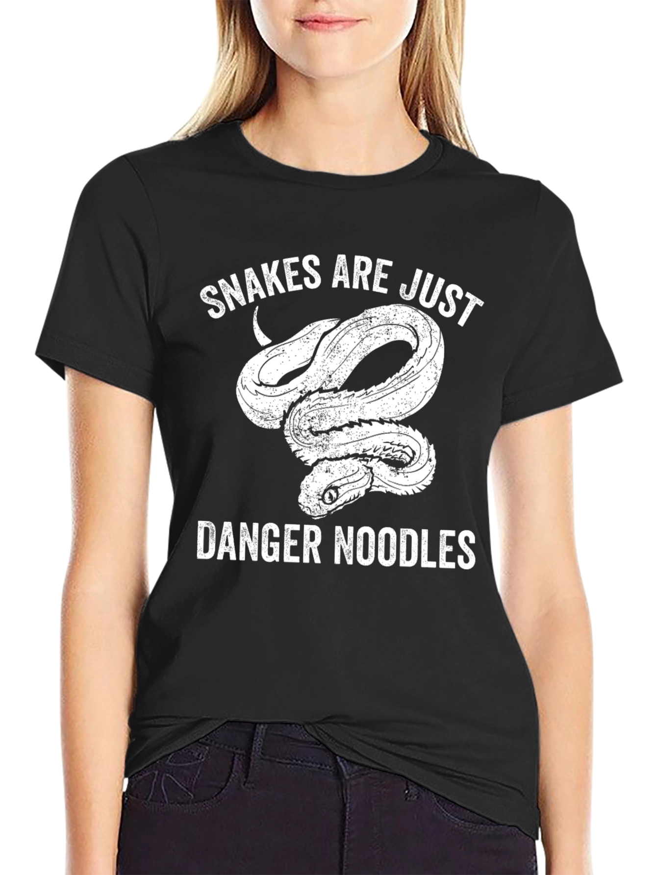 Snakes Are Just Danger Noodles Graphic Tee
