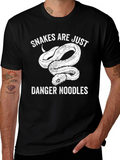 Snakes Are Just Danger Noodles Graphic Tee