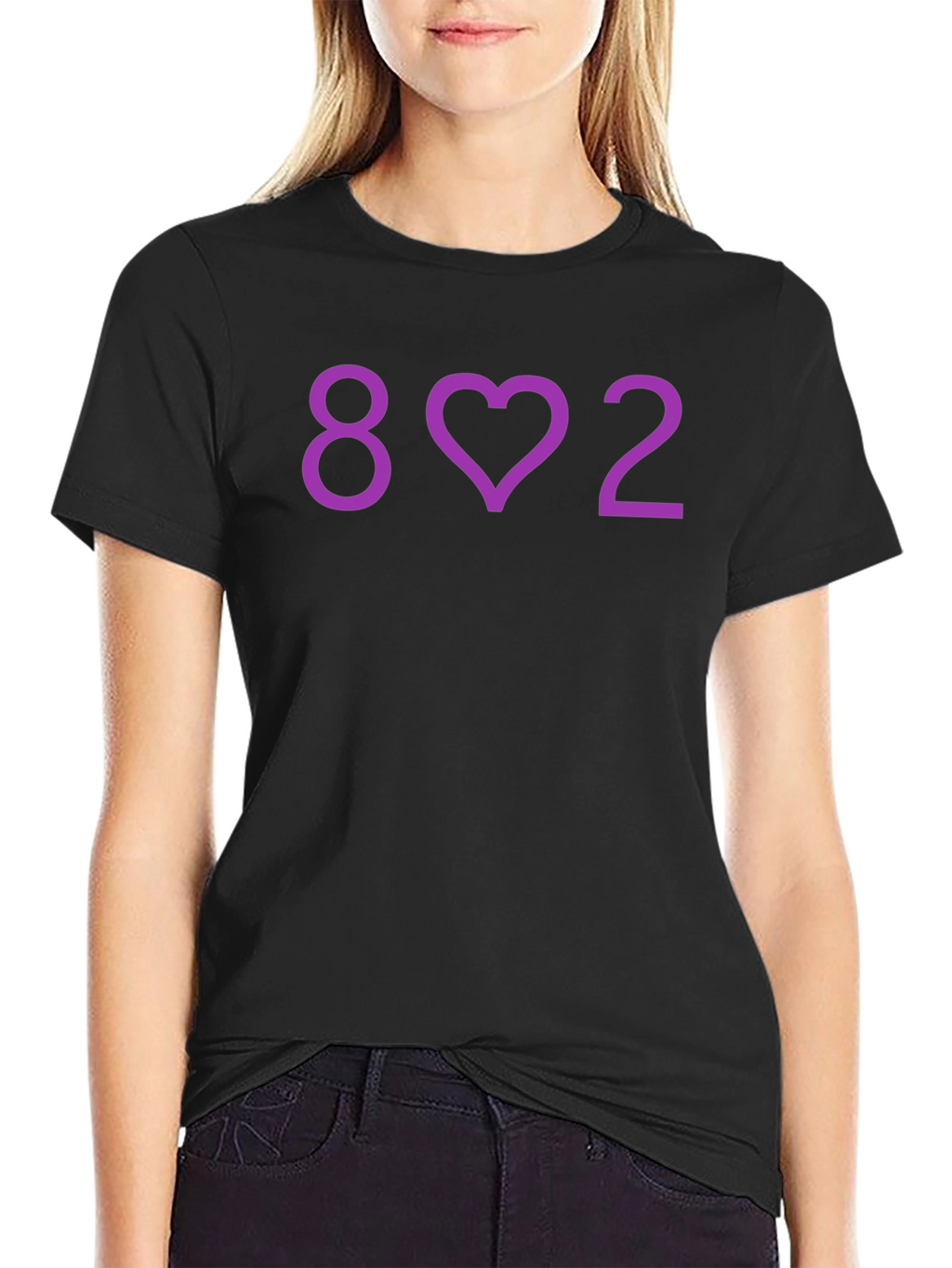 8 Love 2 Black T-Shirt
