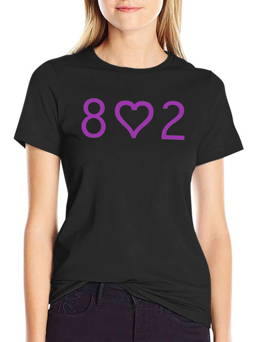 8 Love 2 Black T-Shirt