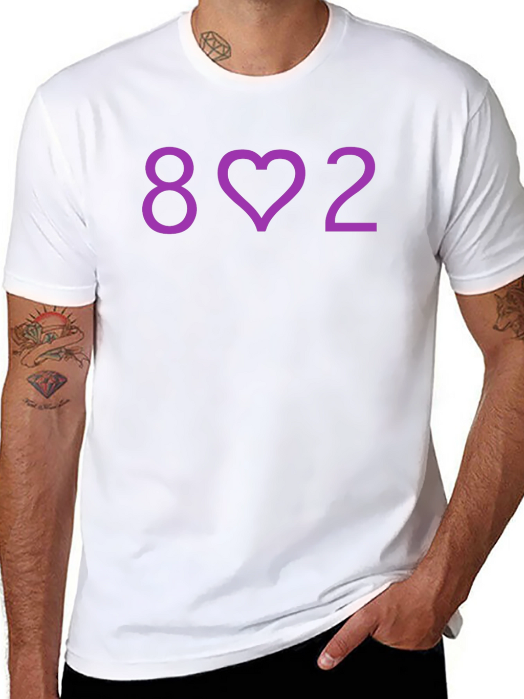 8 Love 2 Black T-Shirt