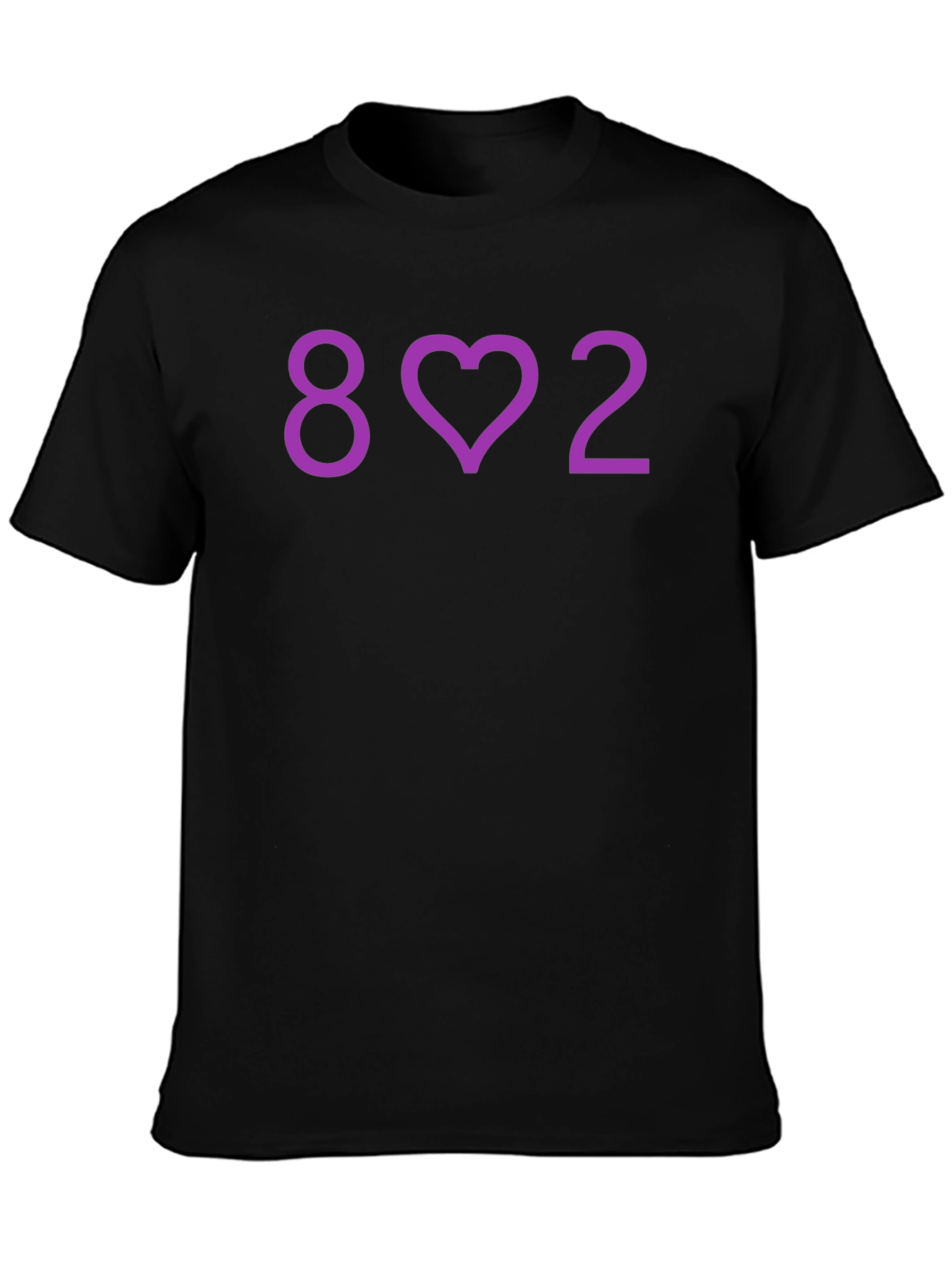 8 Love 2 Black T-Shirt