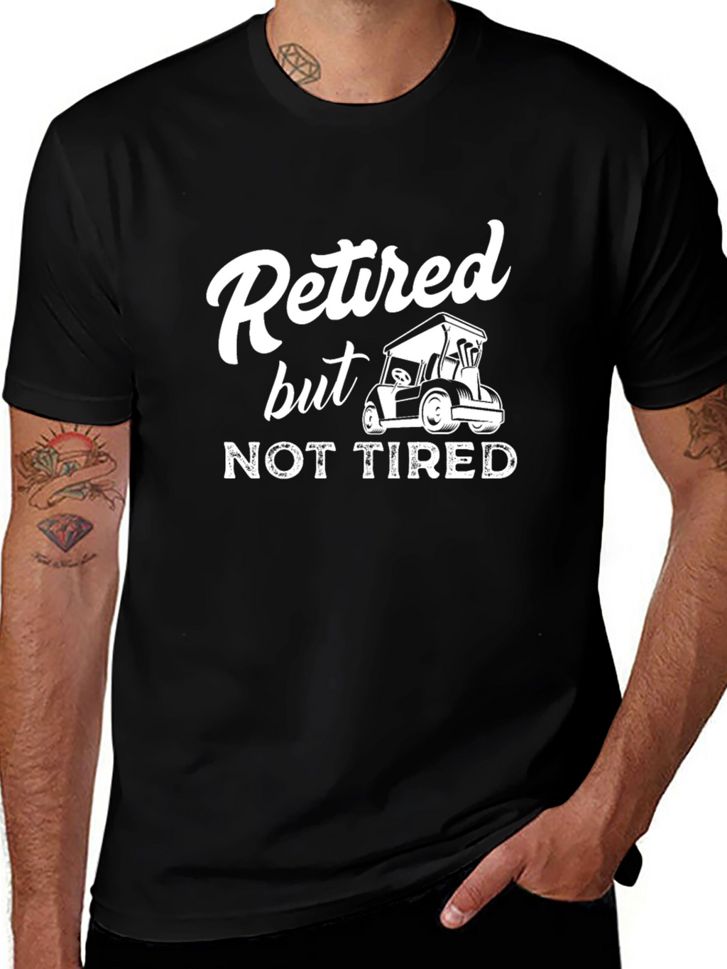 Retired But Not Tired Golf T-Shirt