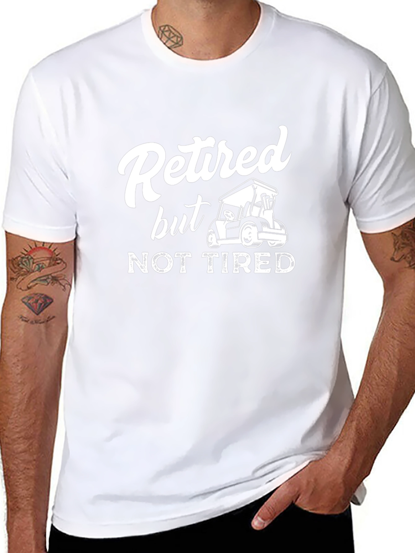 Retired But Not Tired Golf T-Shirt