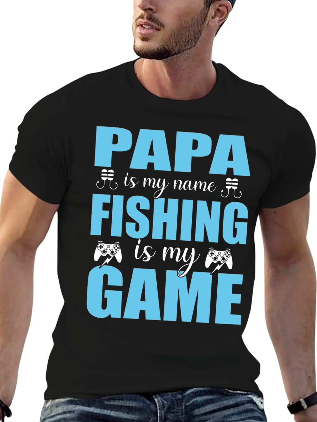 Papas Fishing & Gaming Tee
