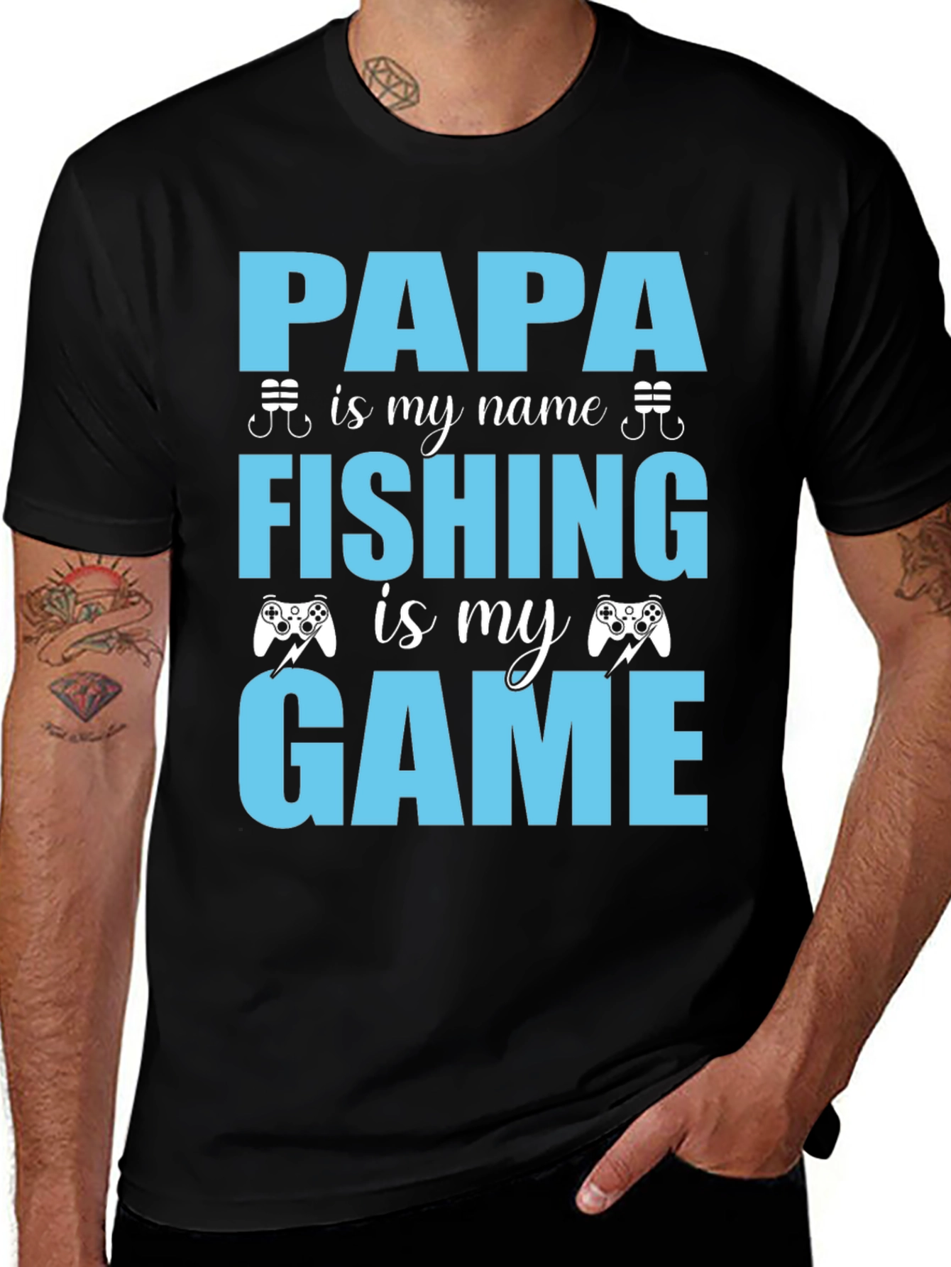 Papas Fishing & Gaming Tee