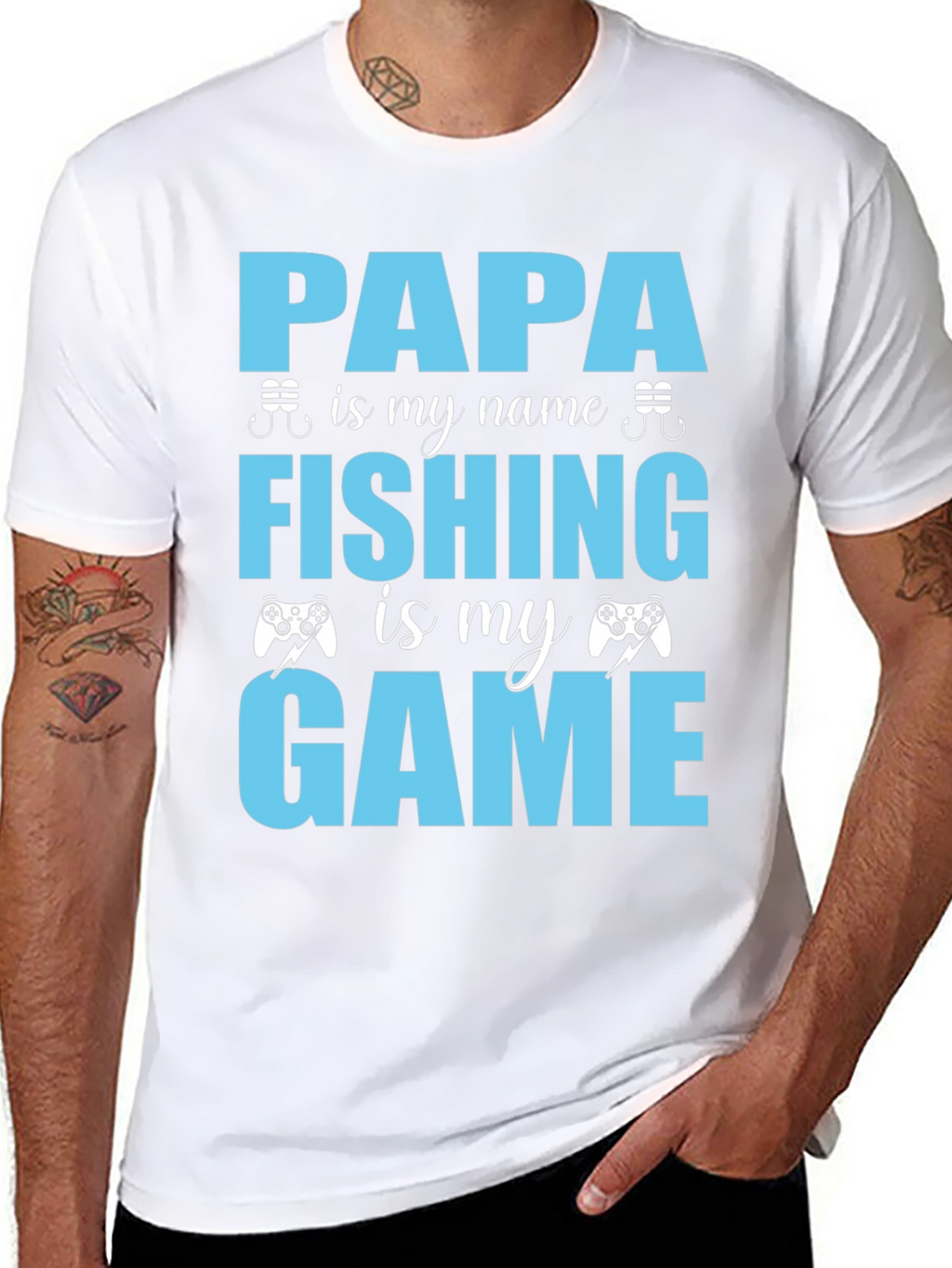 Papas Fishing & Gaming Tee