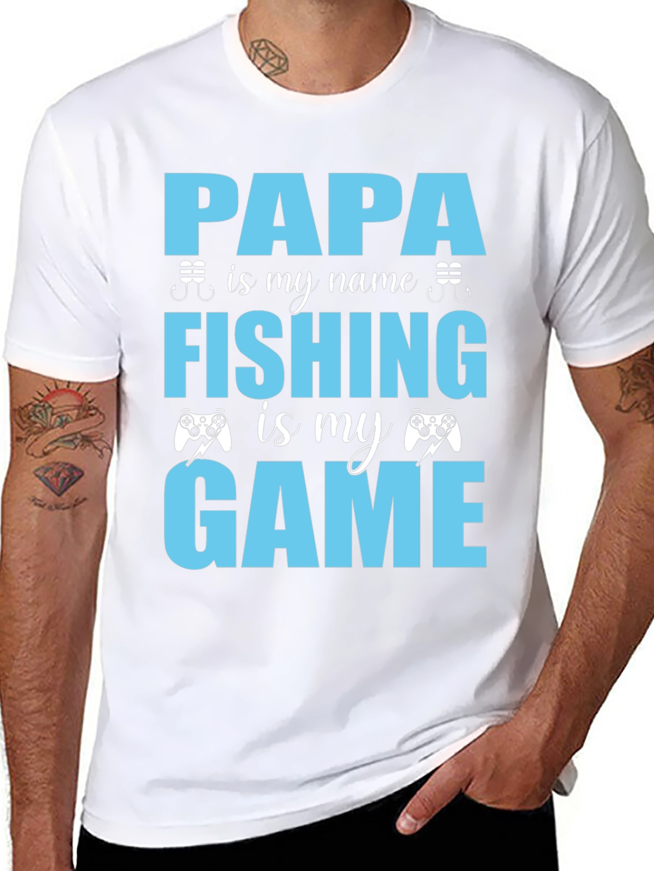 Papas Fishing & Gaming Tee