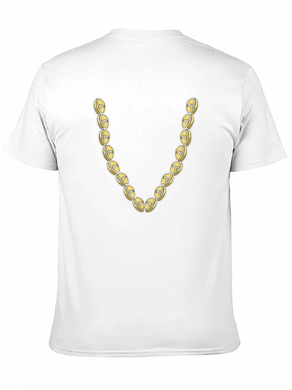 Novelty Gold Chain Graphic T-Shirt