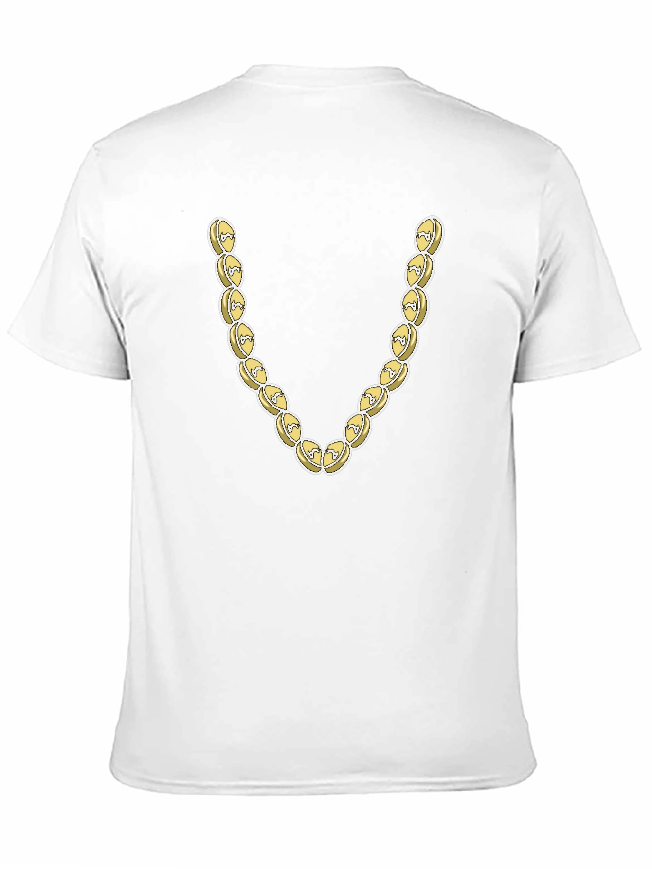 Novelty Gold Chain Graphic T-Shirt