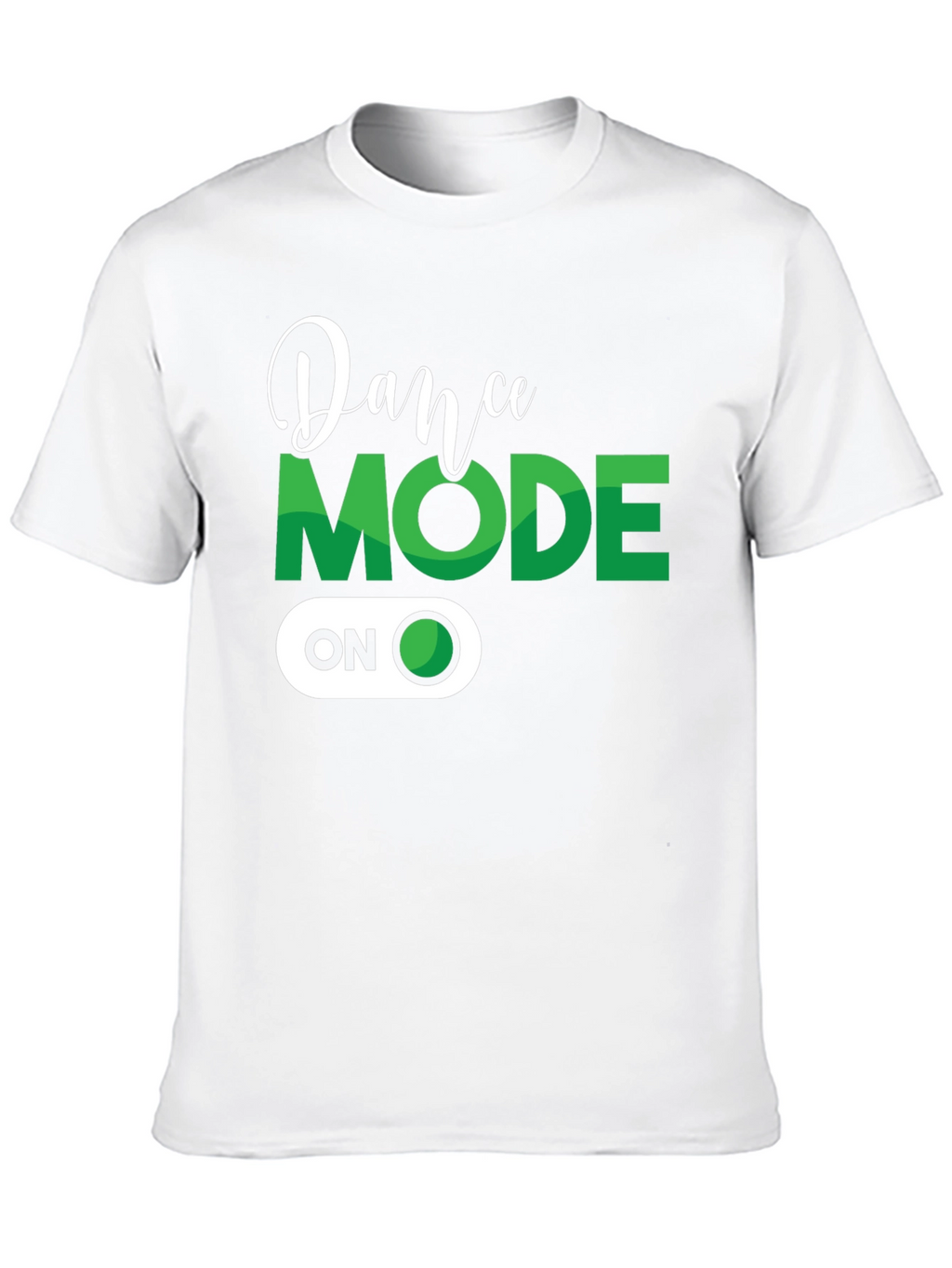 Dance Mode ON Black Graphic Tee