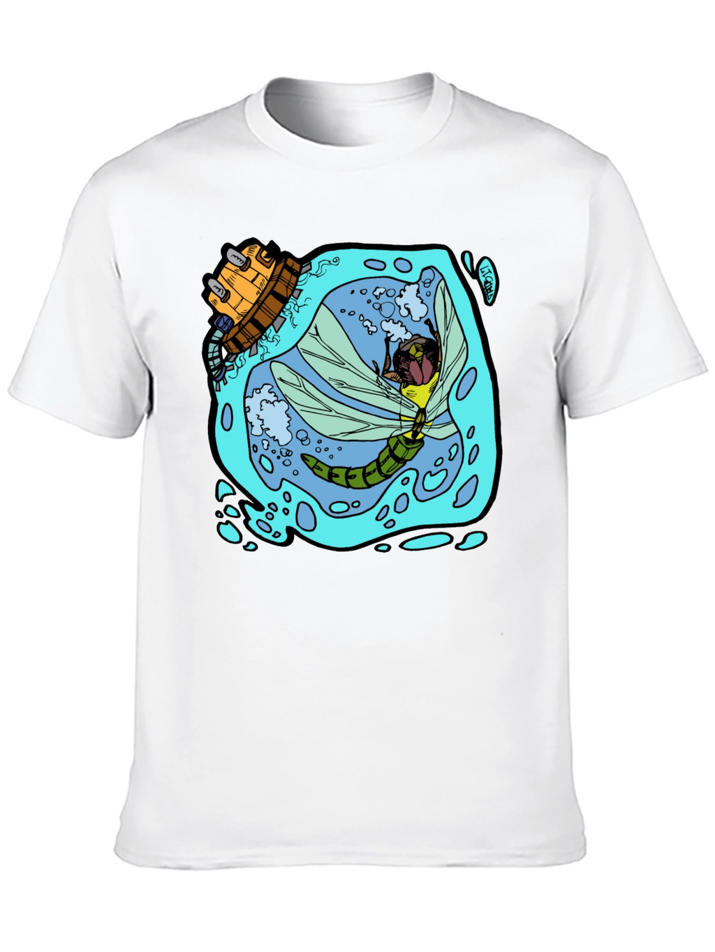 Dragonfly & Submarine Graphic Tee