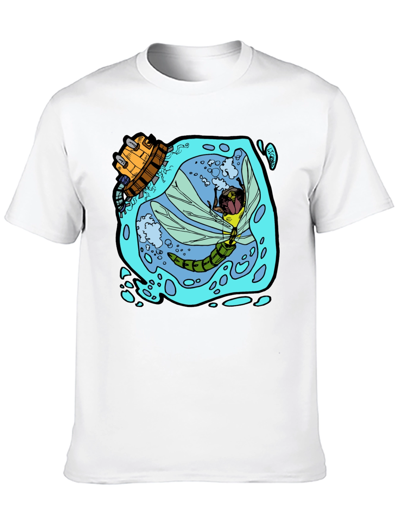 Dragonfly & Submarine Graphic Tee