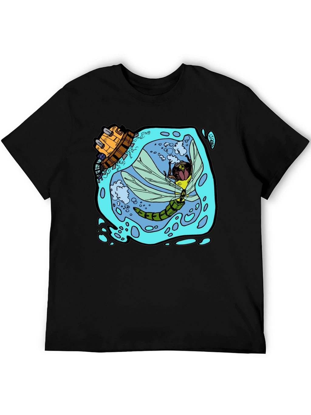 Dragonfly & Submarine Graphic Tee