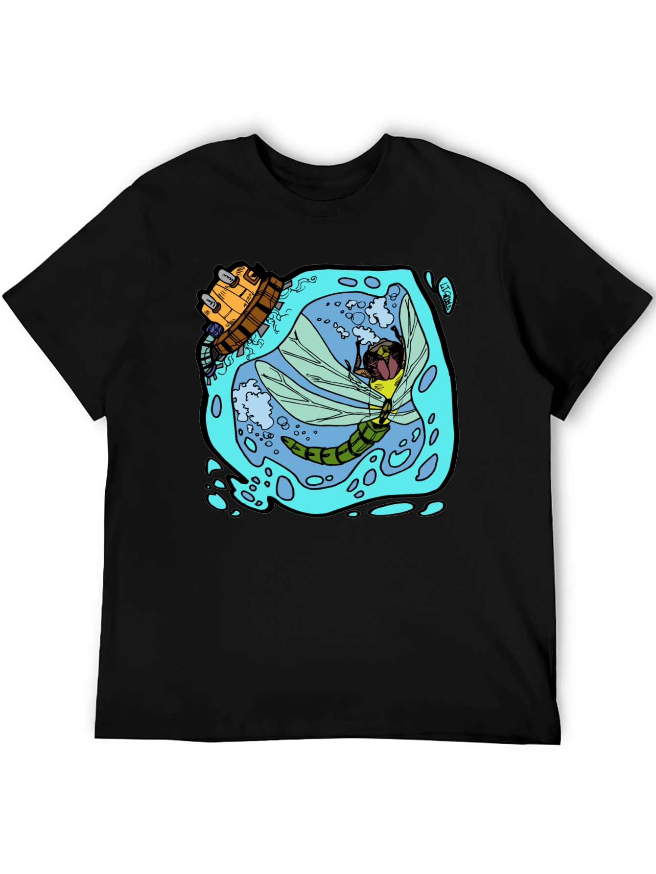 Dragonfly & Submarine Graphic Tee