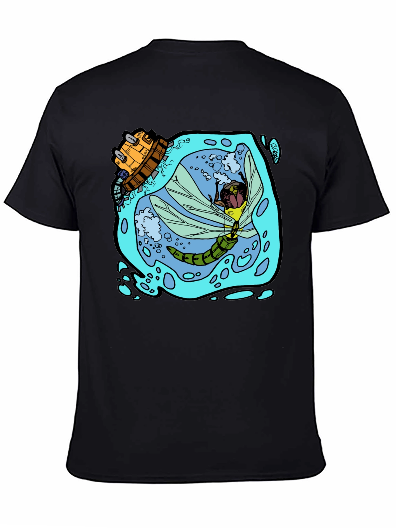 Dragonfly & Submarine Graphic Tee