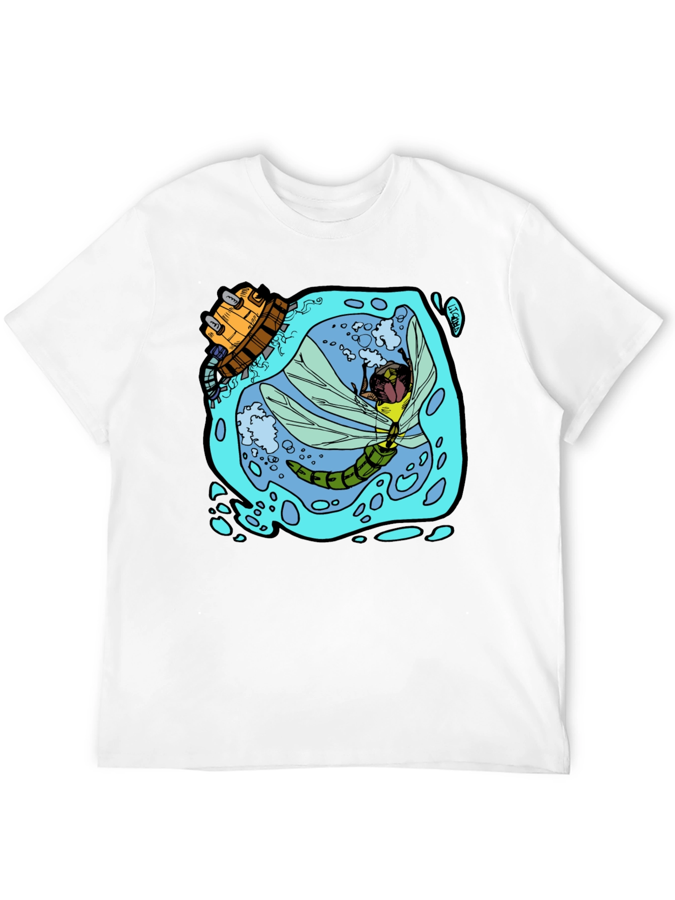 Dragonfly & Submarine Graphic Tee