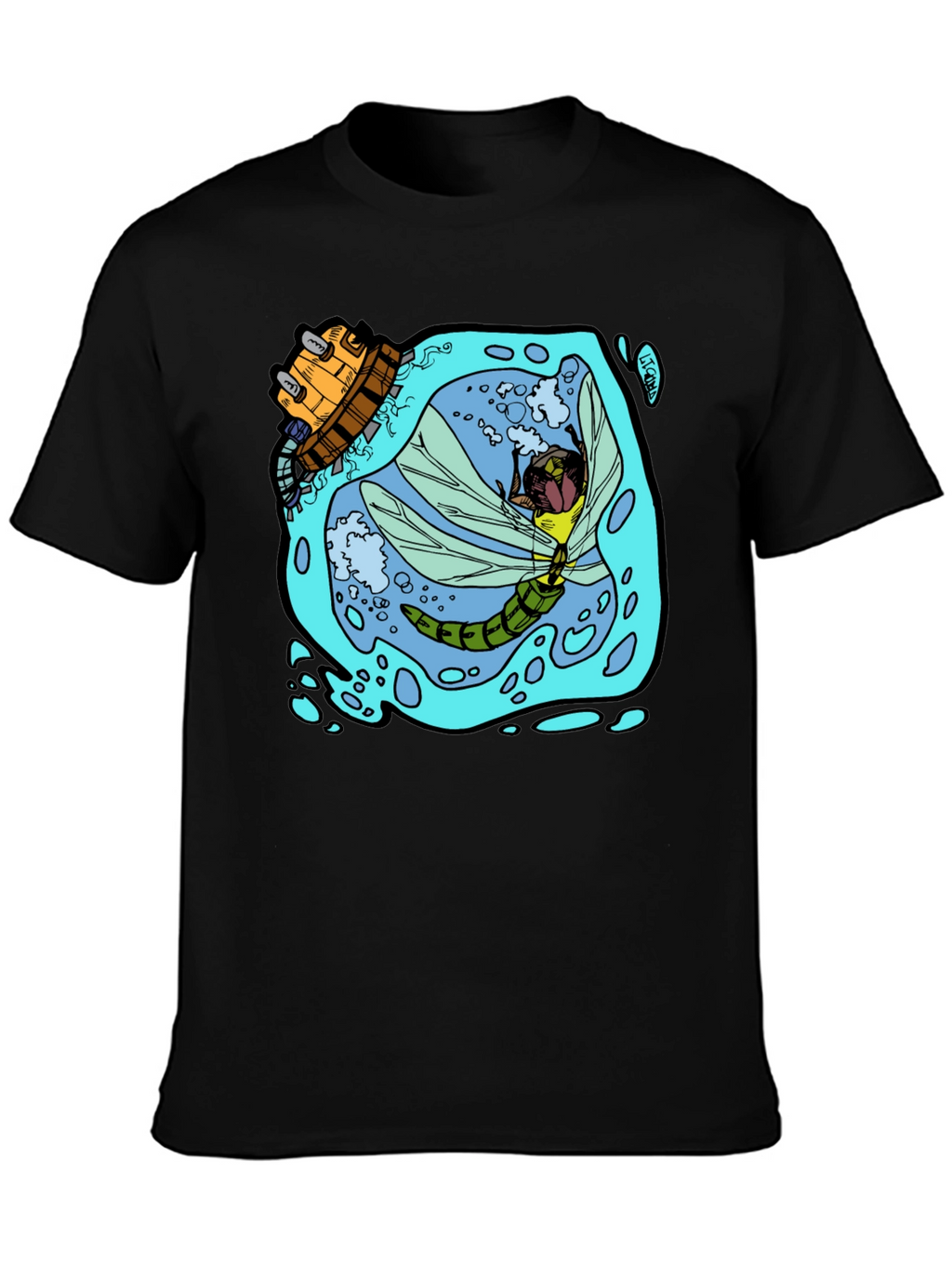 Dragonfly & Submarine Graphic Tee