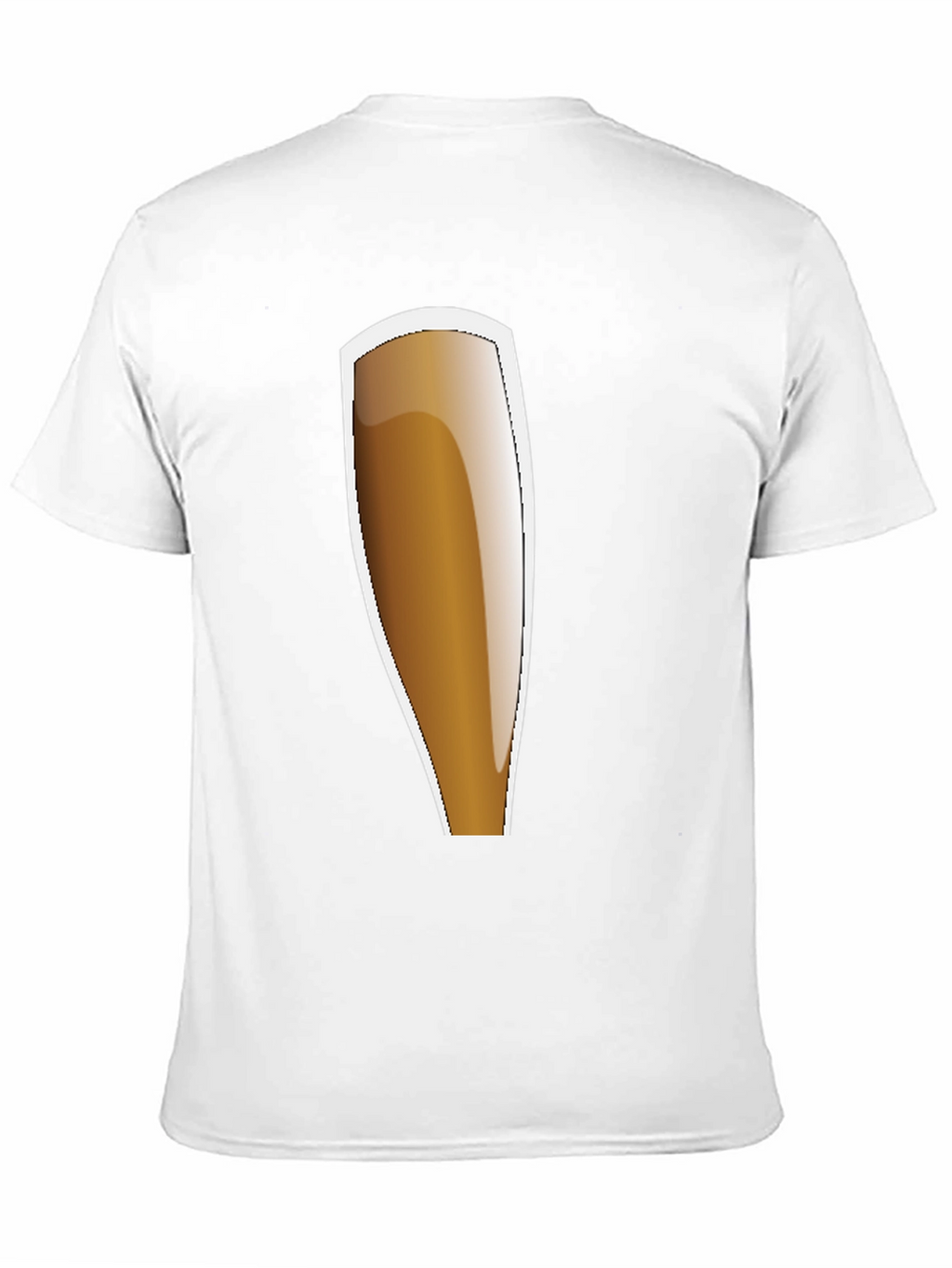 Black Beer Glass Graphic Tee - Casual Style
