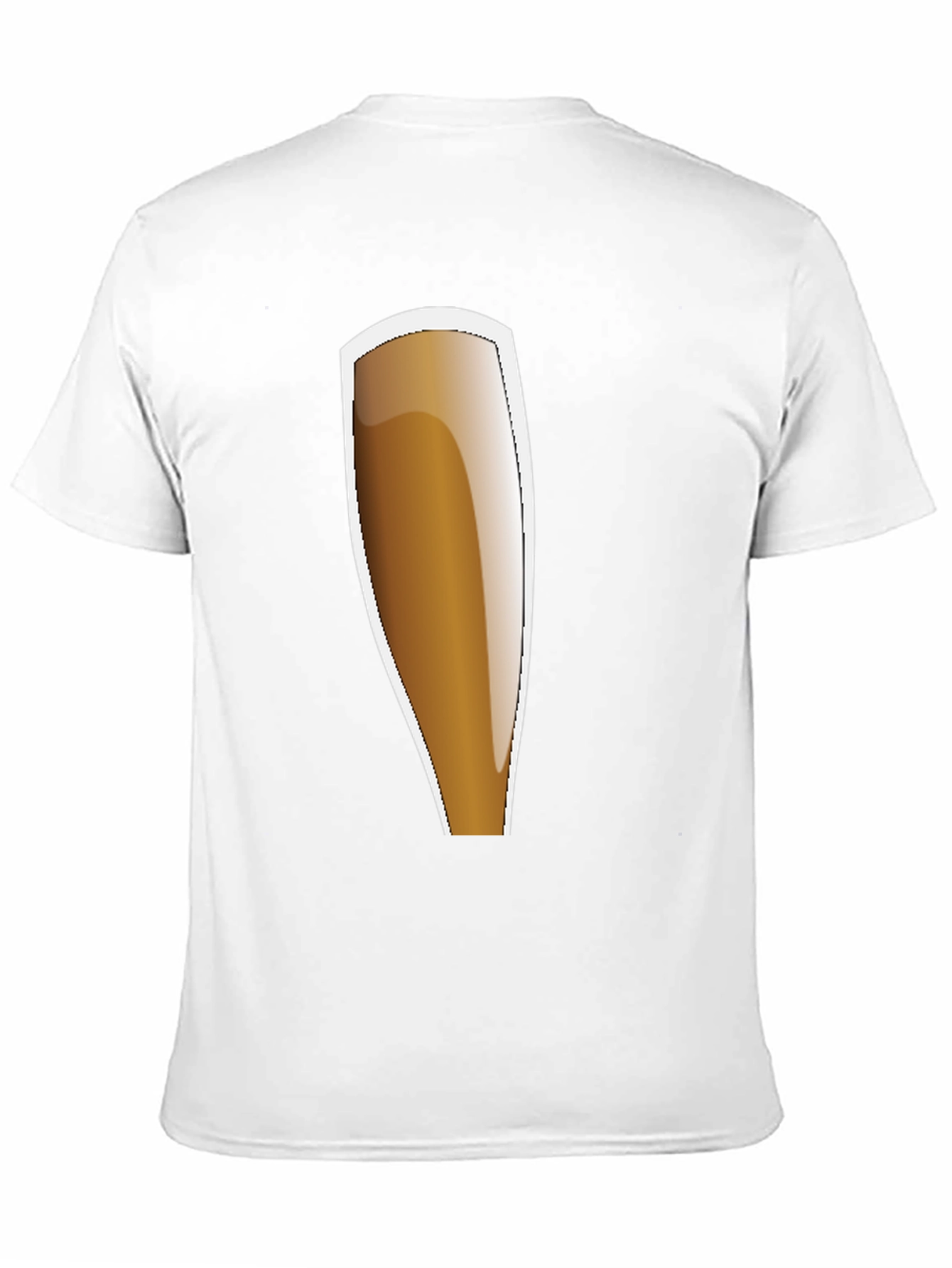 Black Beer Glass Graphic Tee - Casual Style