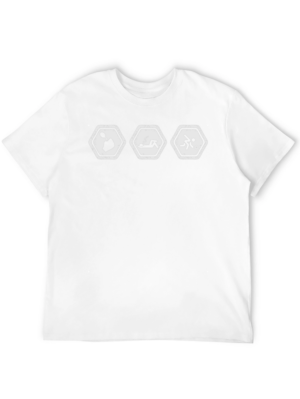 Humorous Spoon Sleep Soccer Black T-Shirt