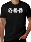 Humorous Spoon Sleep Soccer Black T-Shirt