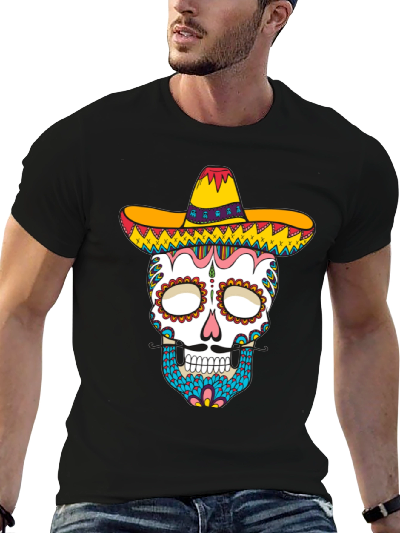 Dia de los Muertos Skull T-Shirt