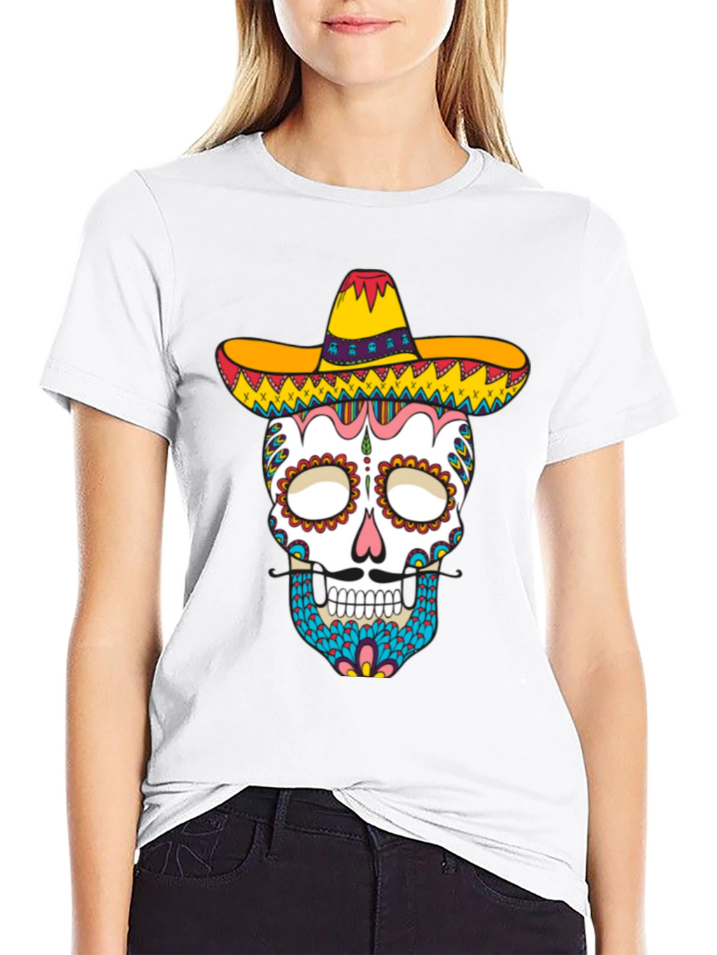 Dia de los Muertos Skull T-Shirt