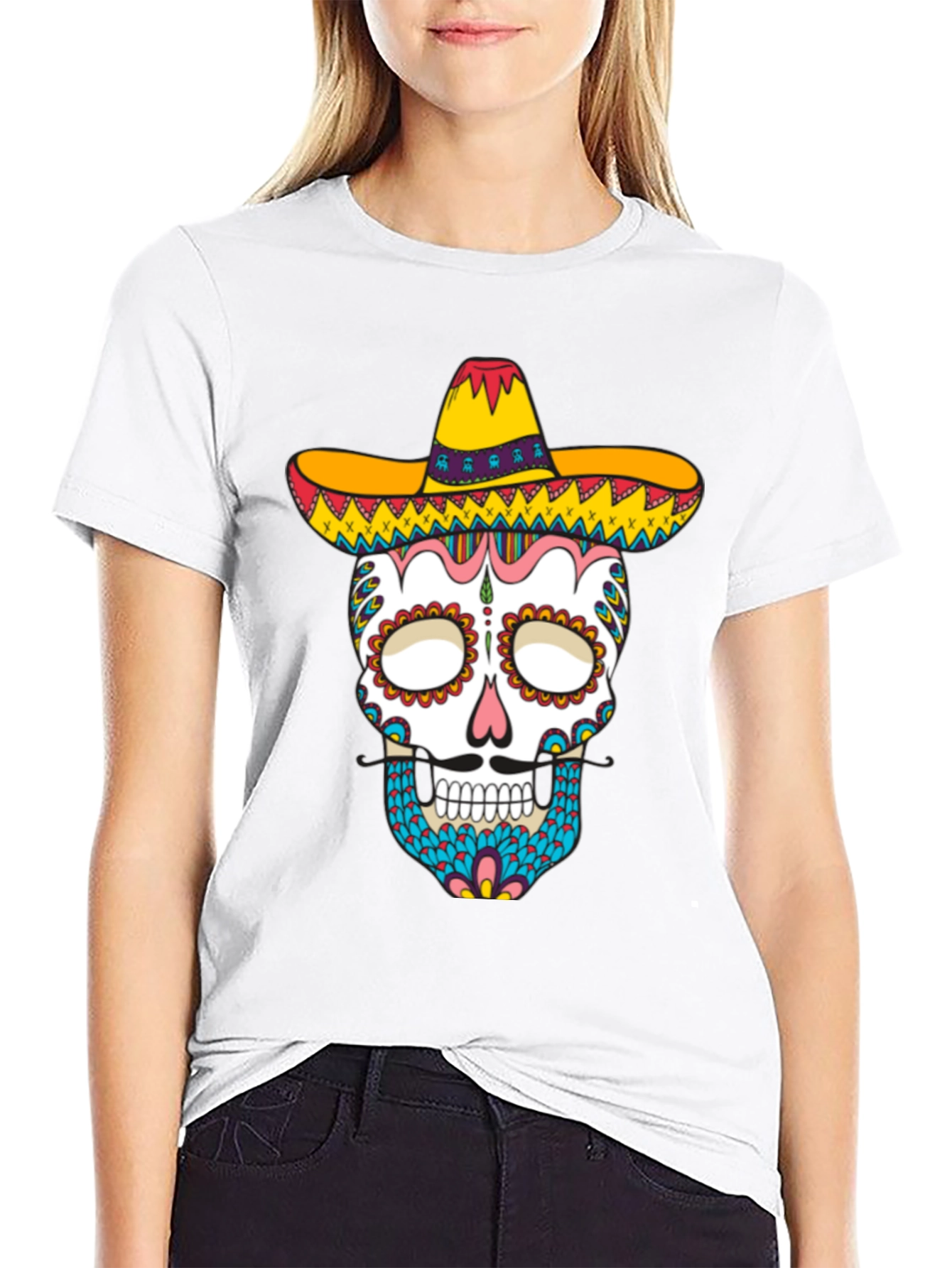 Dia de los Muertos Skull T-Shirt