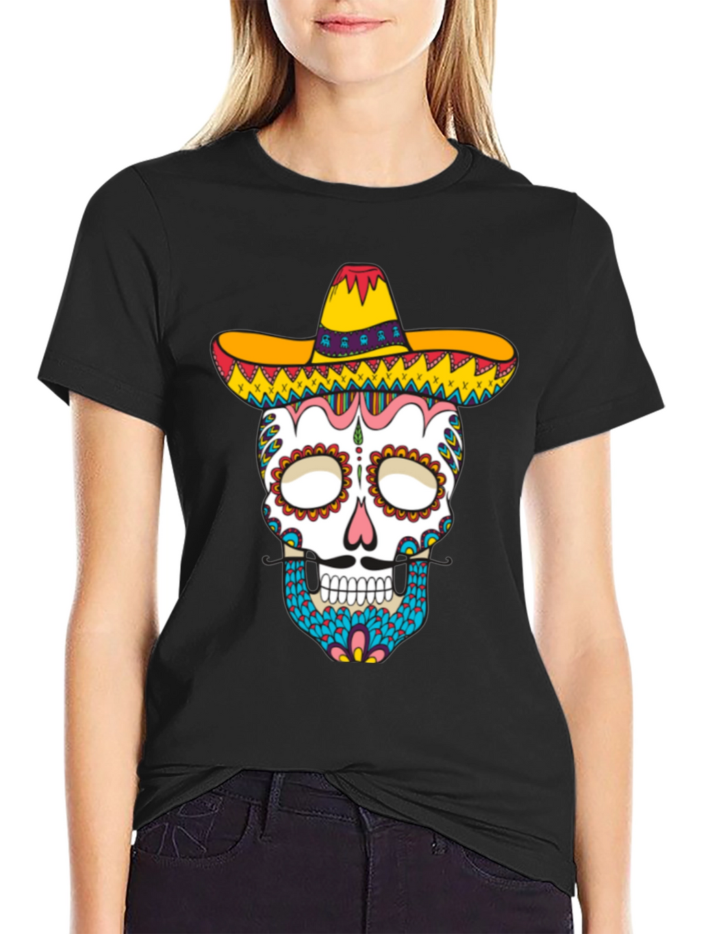 Dia de los Muertos Skull T-Shirt