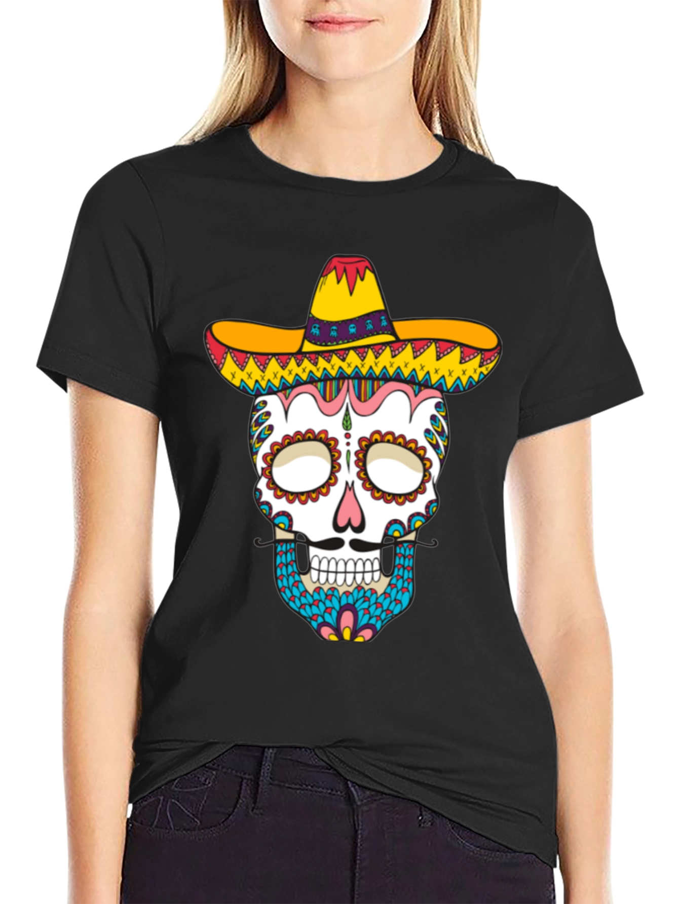 Dia de los Muertos Skull T-Shirt