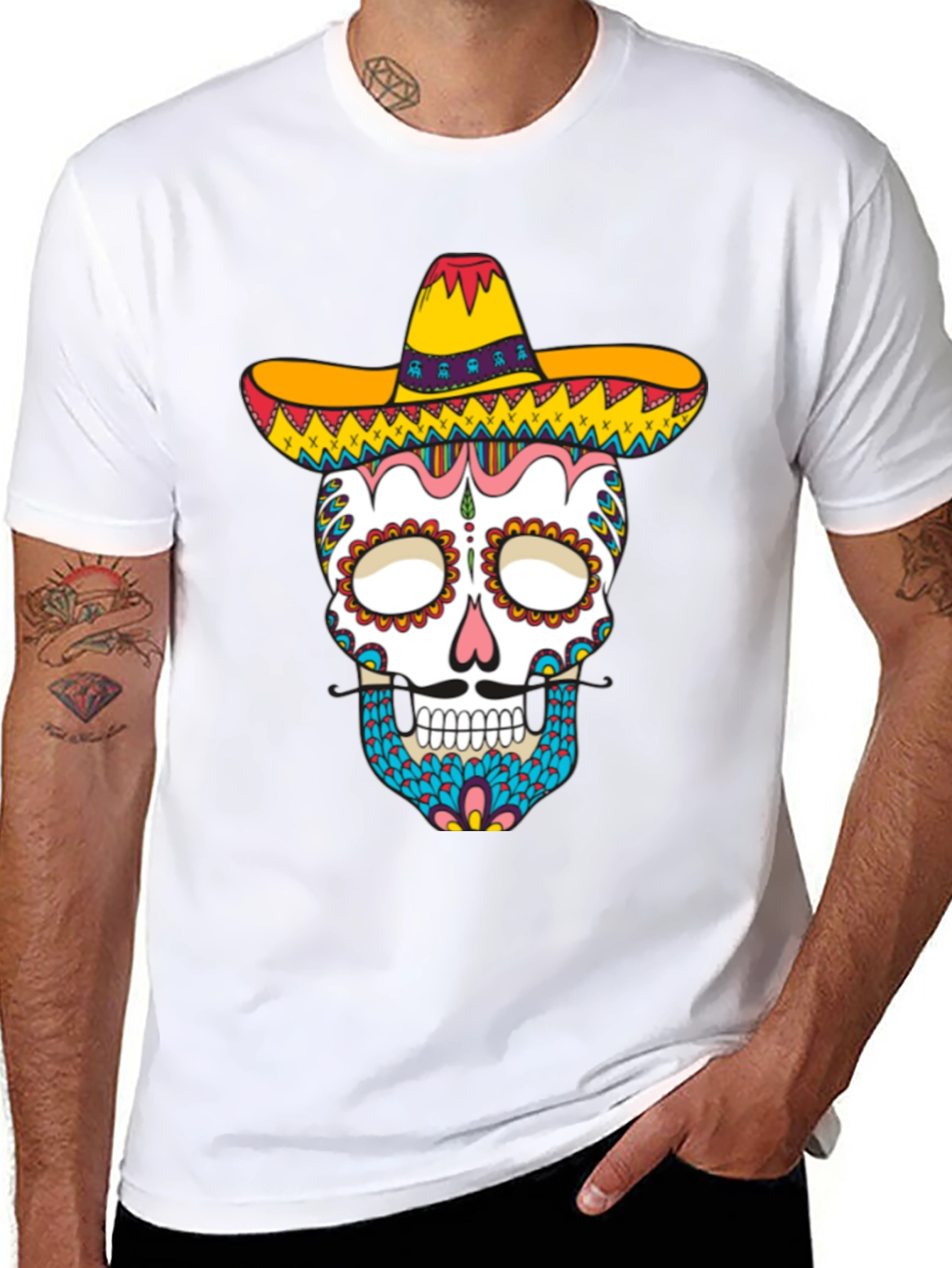 Dia de los Muertos Skull T-Shirt