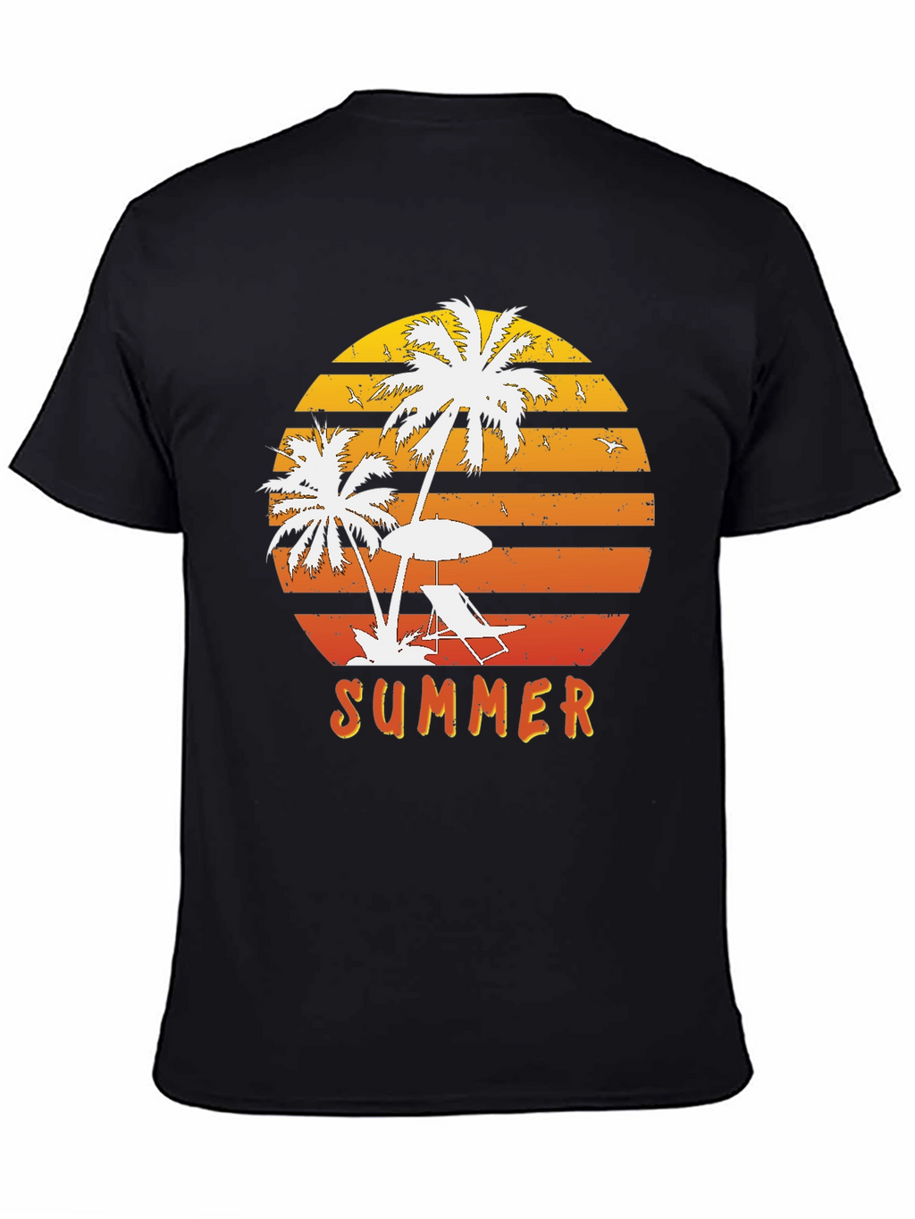 Summer Beach Sunset Graphic Tee