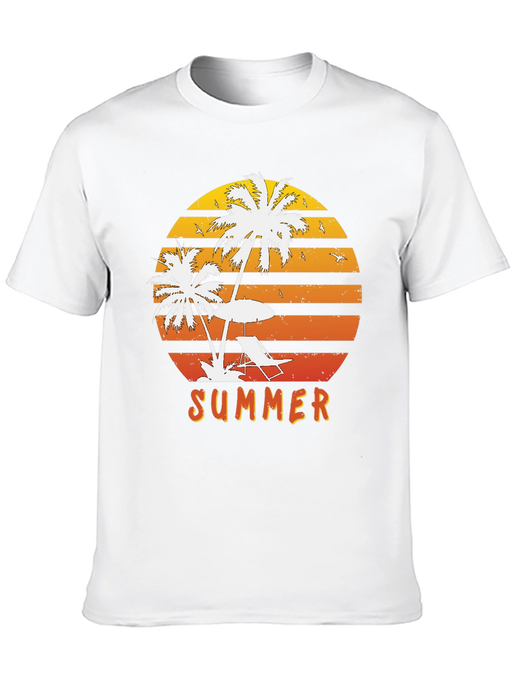 Summer Beach Sunset Graphic Tee