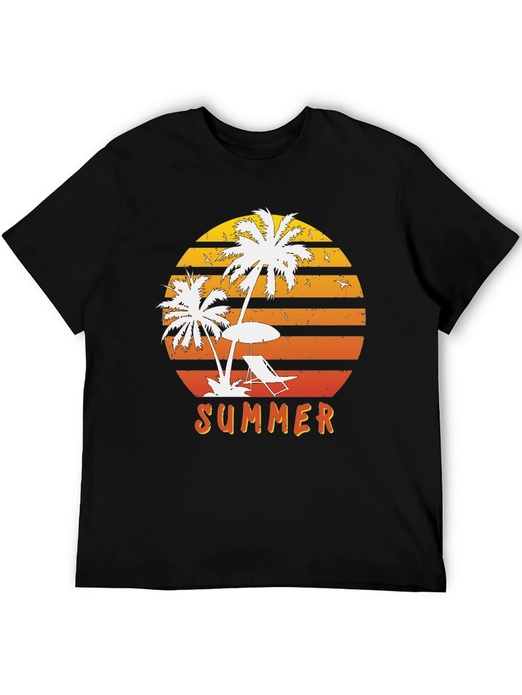 Summer Beach Sunset Graphic Tee