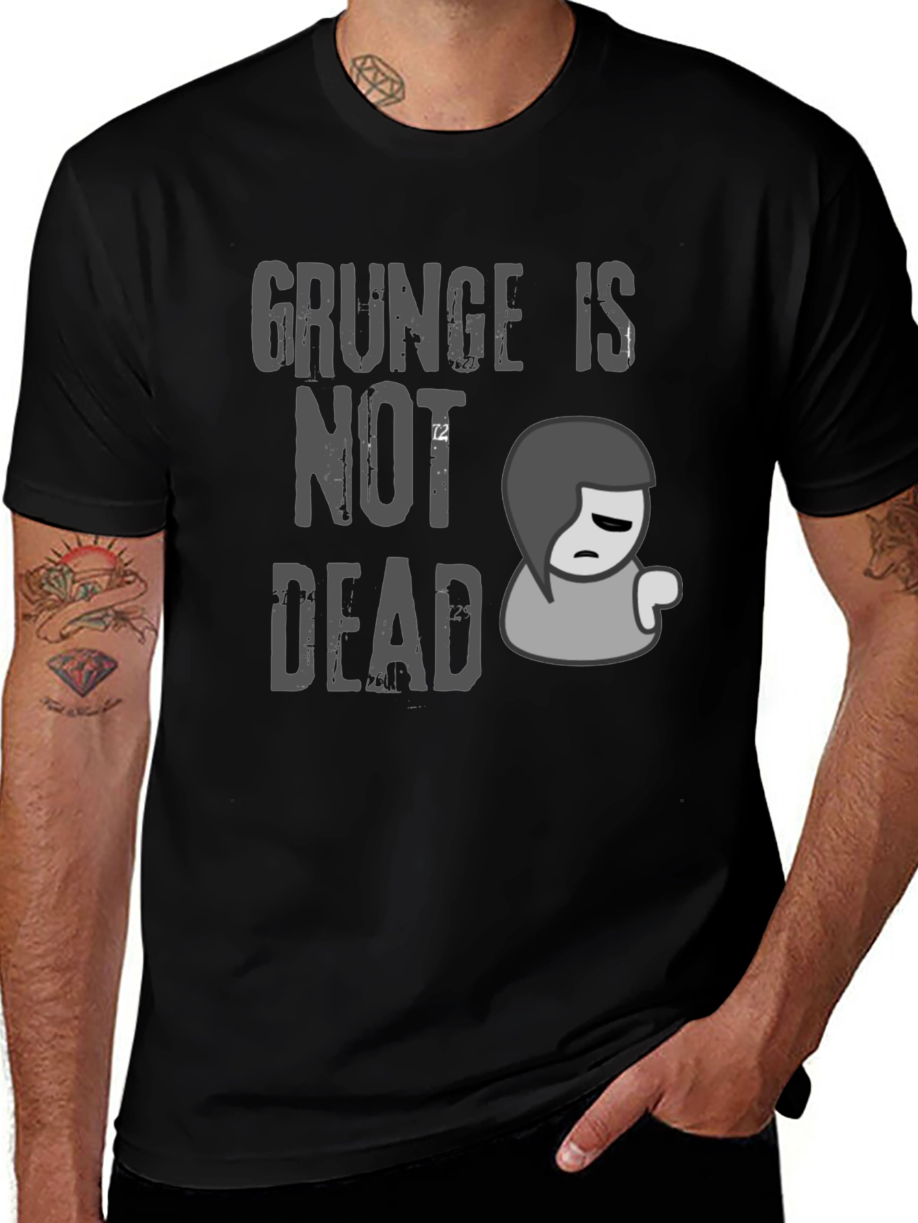 Grunge Is Not Dead Graphic Tee - Unisex