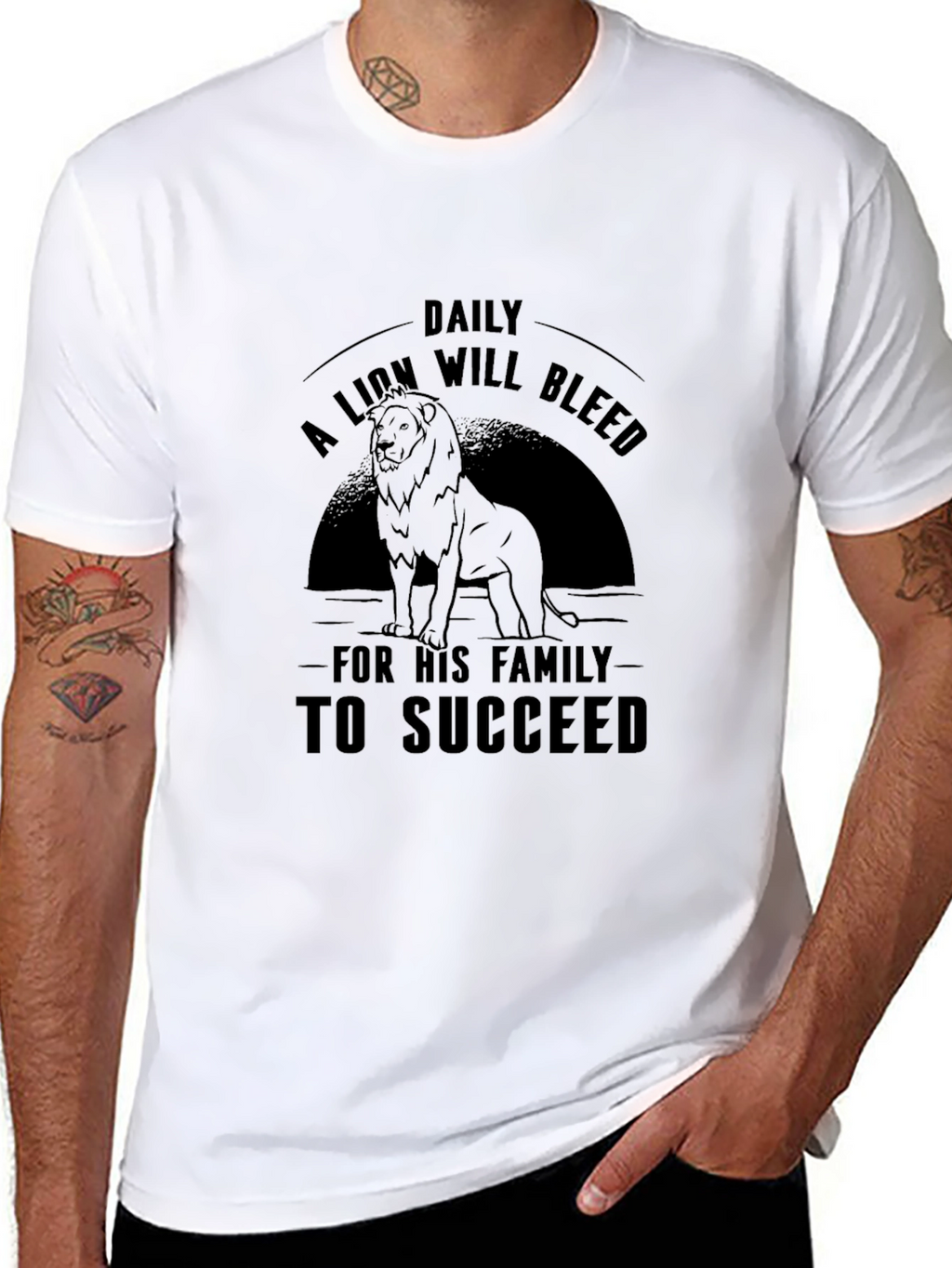 Lion Family Success Graphic Tee
