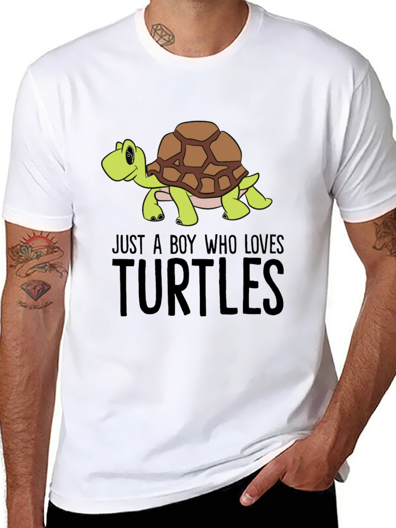 Boys Just a Boy Who Loves Turtles T-Shirt