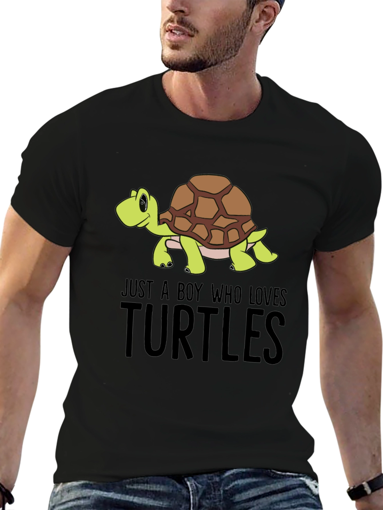 Boys Just a Boy Who Loves Turtles T-Shirt