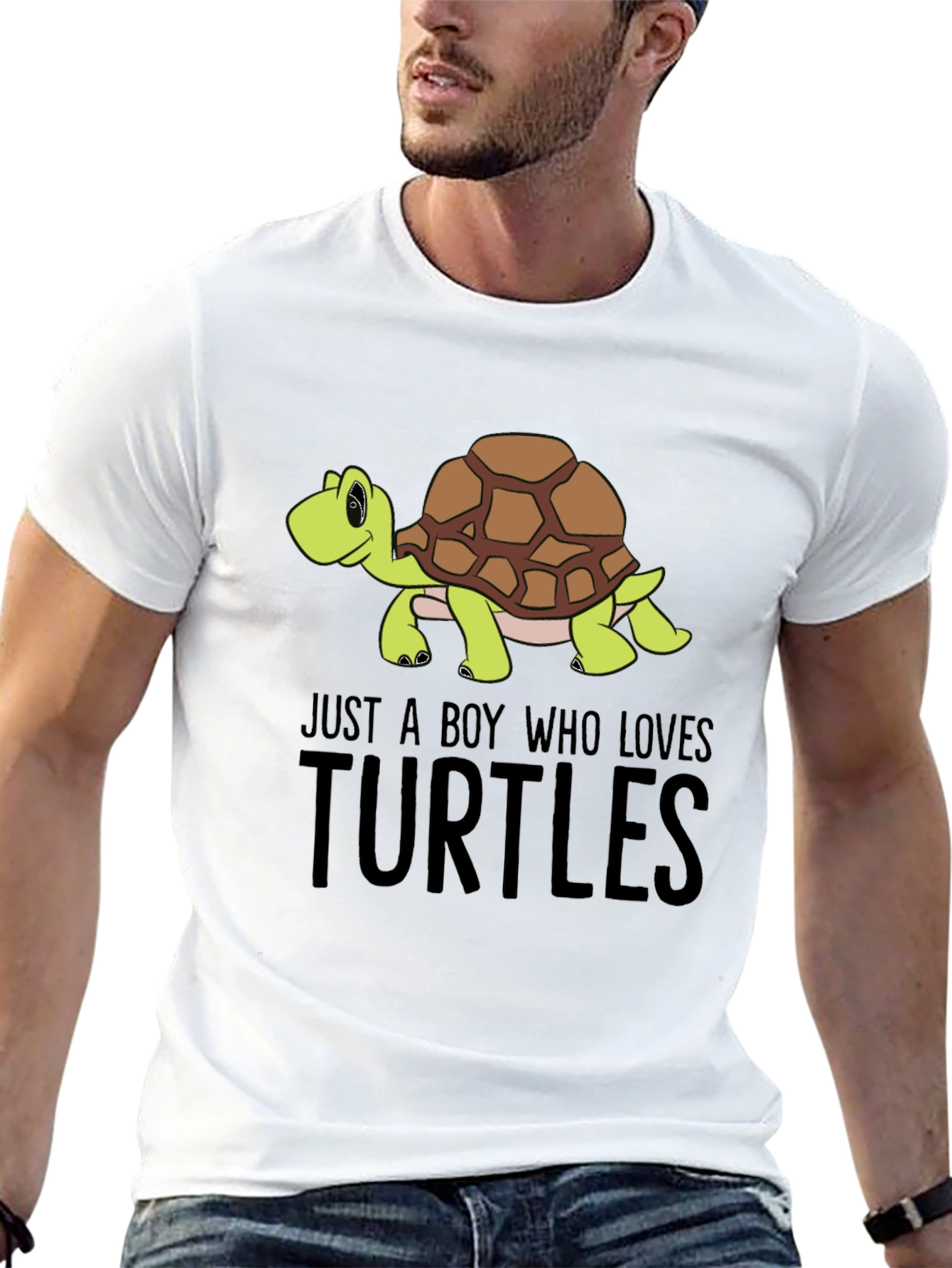 Boys Just a Boy Who Loves Turtles T-Shirt
