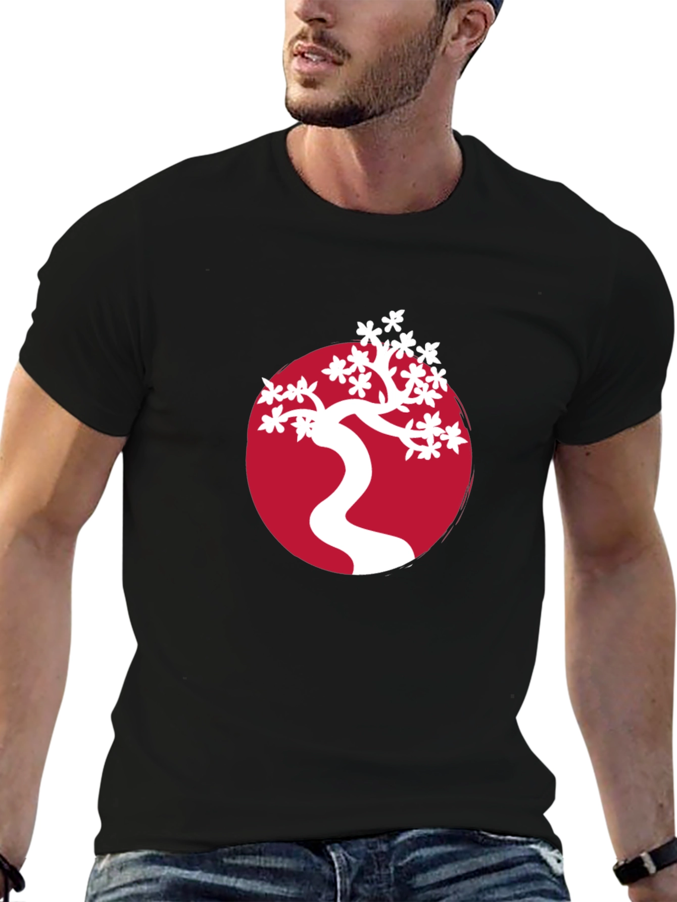 Bonsai Tree Graphic Tee - Stylish Japanese Art Shirt