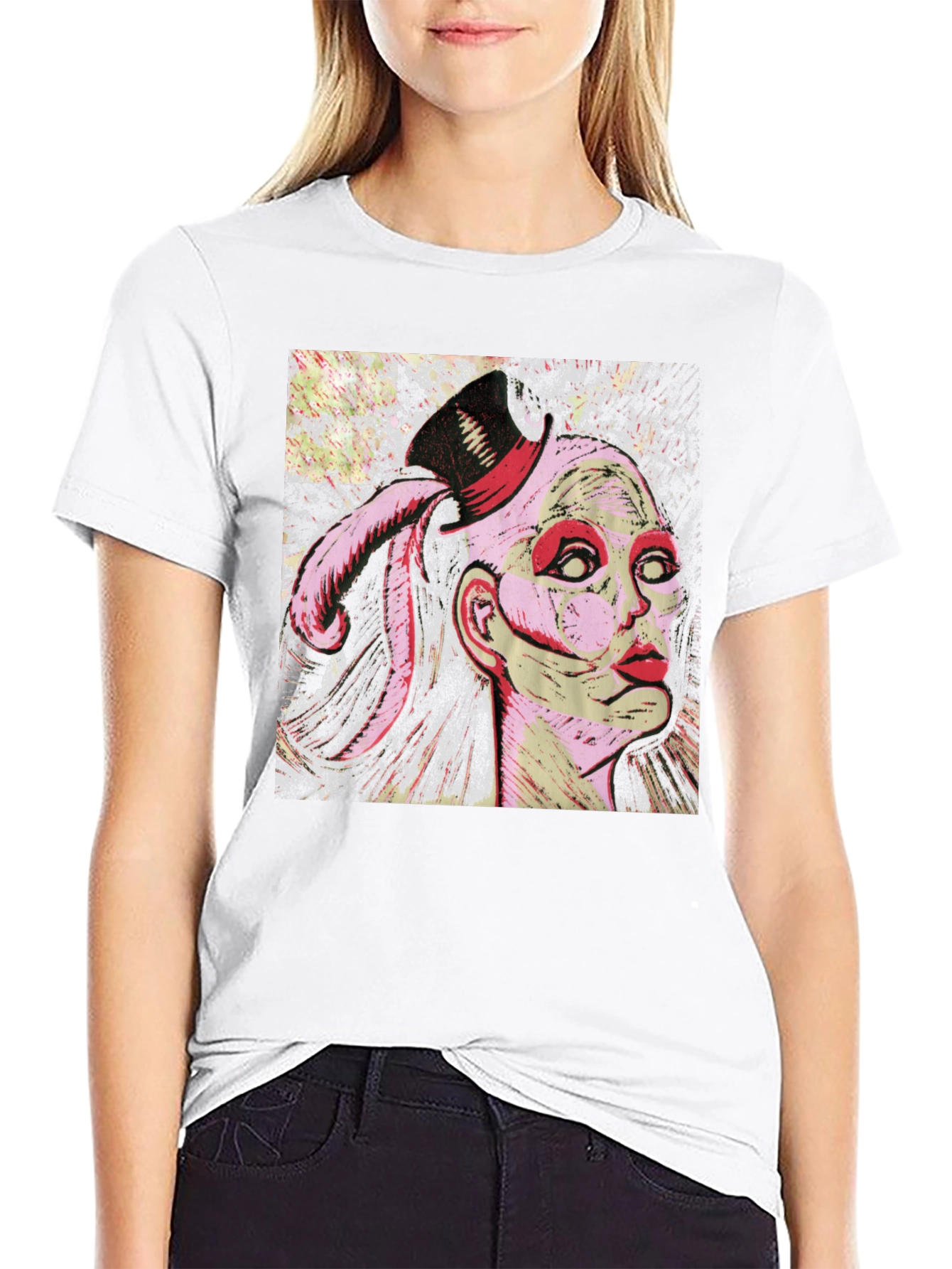 Graphic Print Black T-Shirt