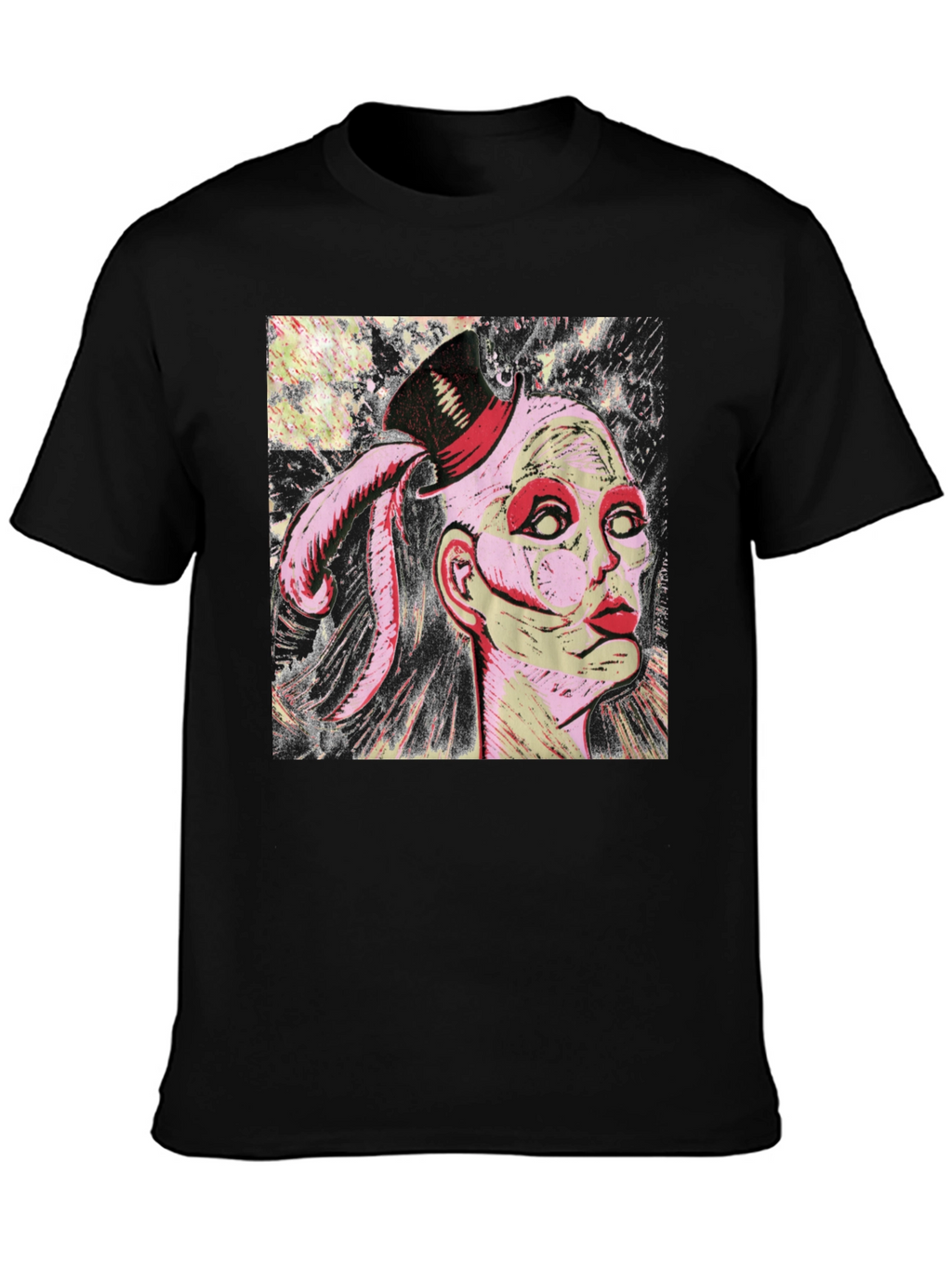 Graphic Print Black T-Shirt
