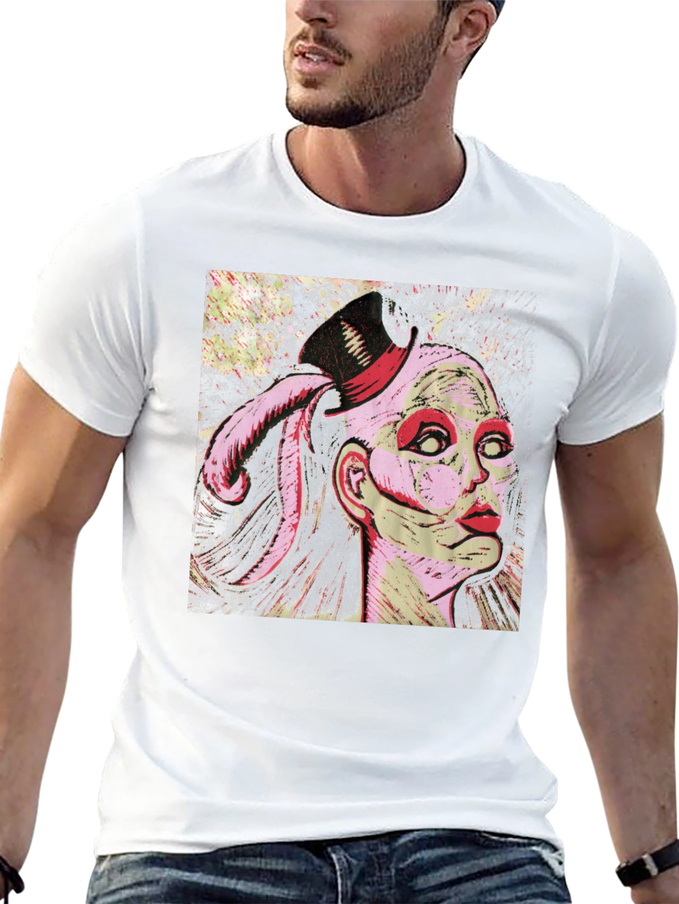 Graphic Print Black T-Shirt