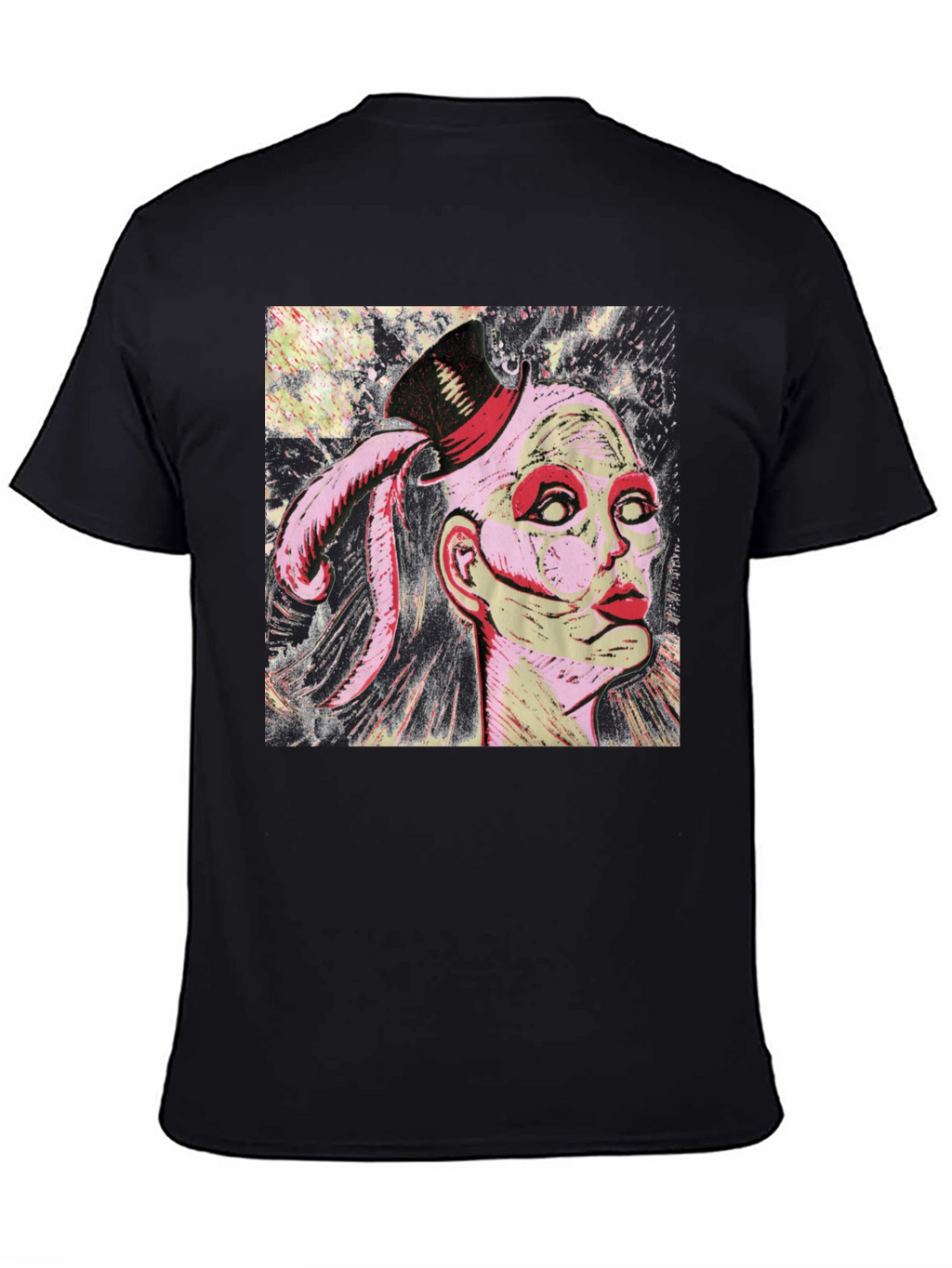 Graphic Print Black T-Shirt