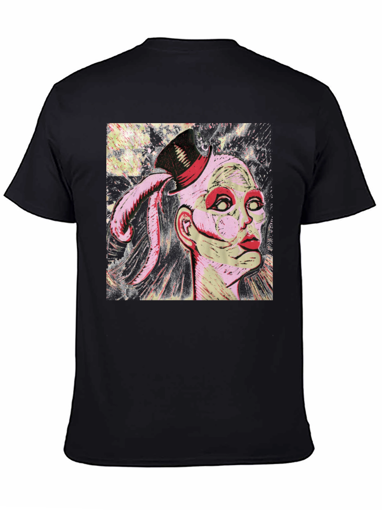 Graphic Print Black T-Shirt