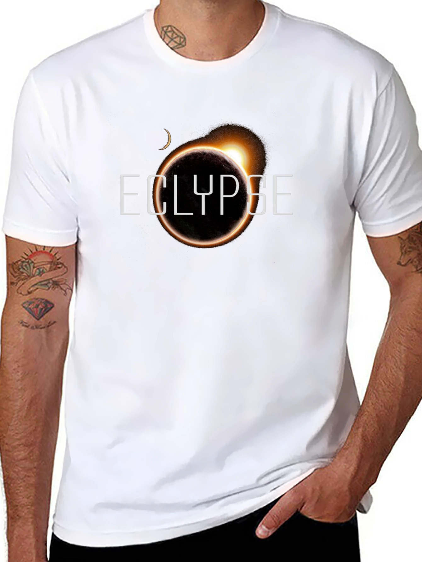 Eclipse Graphic T-Shirt - Unique Astronomy Design